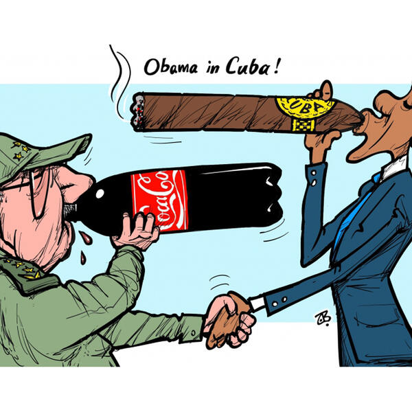 Как Барак Обама на Кубу слетал