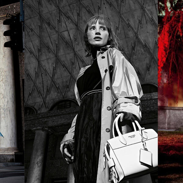 Джессика Честейн стала лицом рекламной кампании круизной коллекции Prada