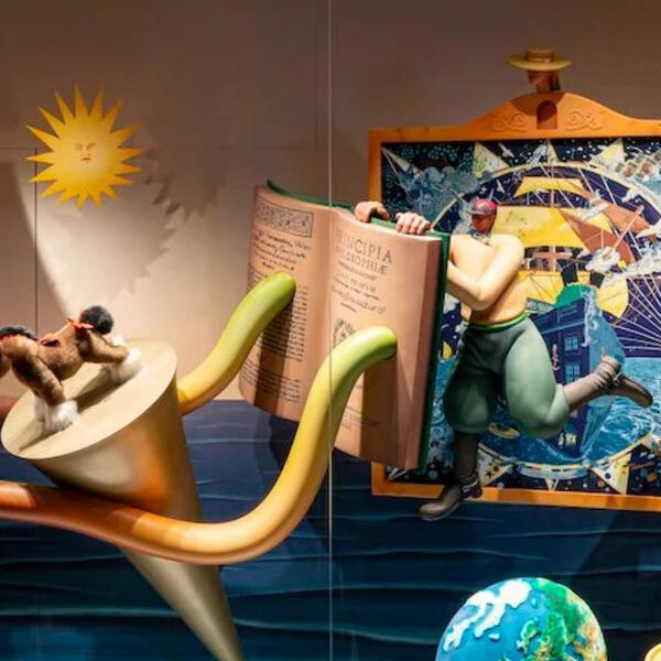 Про аспекти дуальності. Український художник Waone Interesni Kazki створив вітрини для магазину Hermes в Японії
