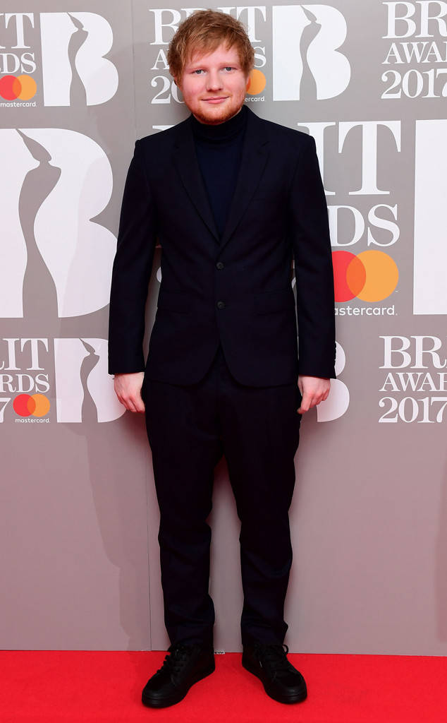 Эд Ширан фото Brit Awards 2017