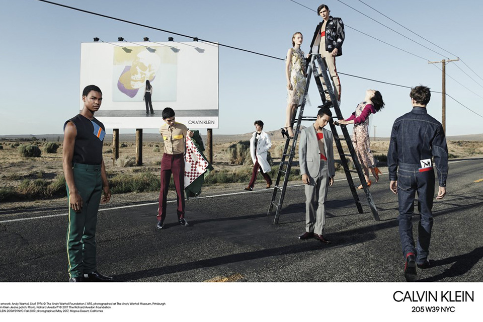 рекламная кампания Calvin Klein fw17