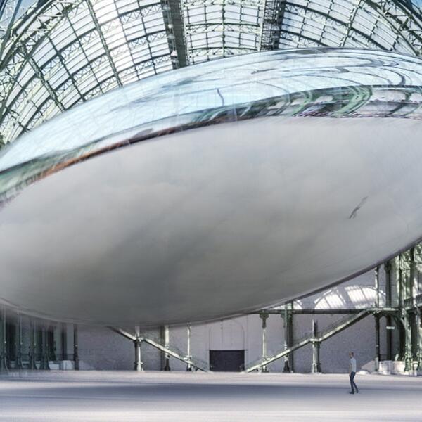 Новая скульптура Винсента Лероя меняет пространство парижского Гран-Пале