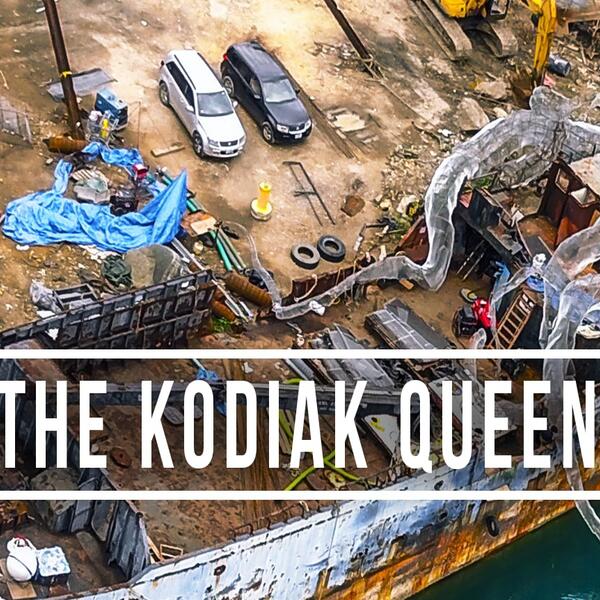 Ричард Брэнсон затопил военный корабль Kodiak Queen с 80-метровым Кракеном на борту