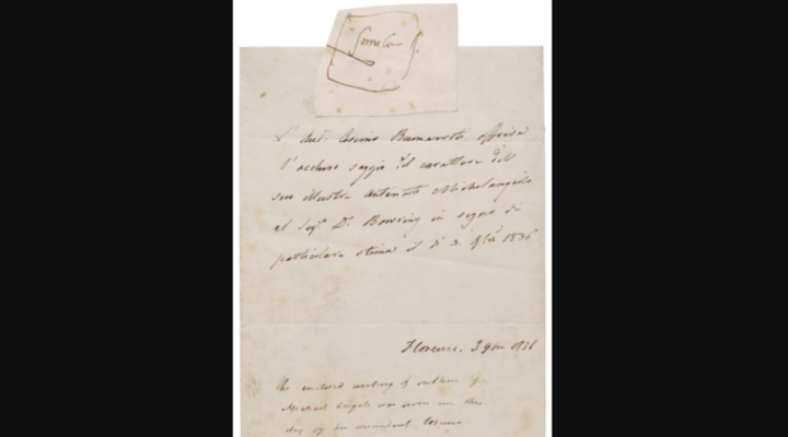 Лист нащадка та малюнок самого Мікеланджело. На аукціоні продали два документи, що мають відношення до спадку митця