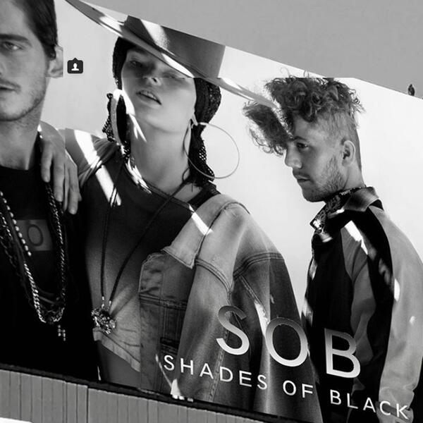 SOB = Shades of Black – новый бренд для миллениалов от бывшего руководителя Diesel