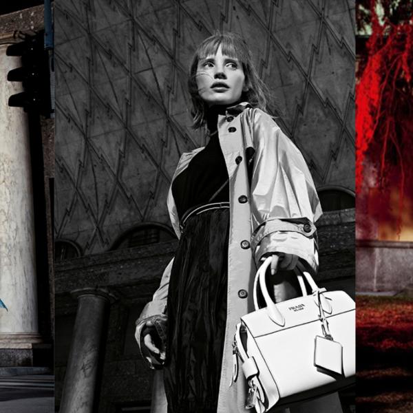 Джессика Честейн стала лицом рекламной кампании круизной коллекции Prada