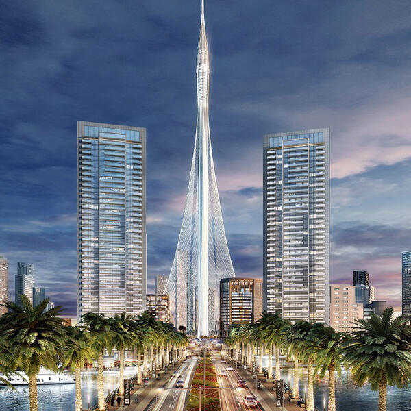 В Дубае запущено строительство самого высокого здания в мире Dubai Creek Tower