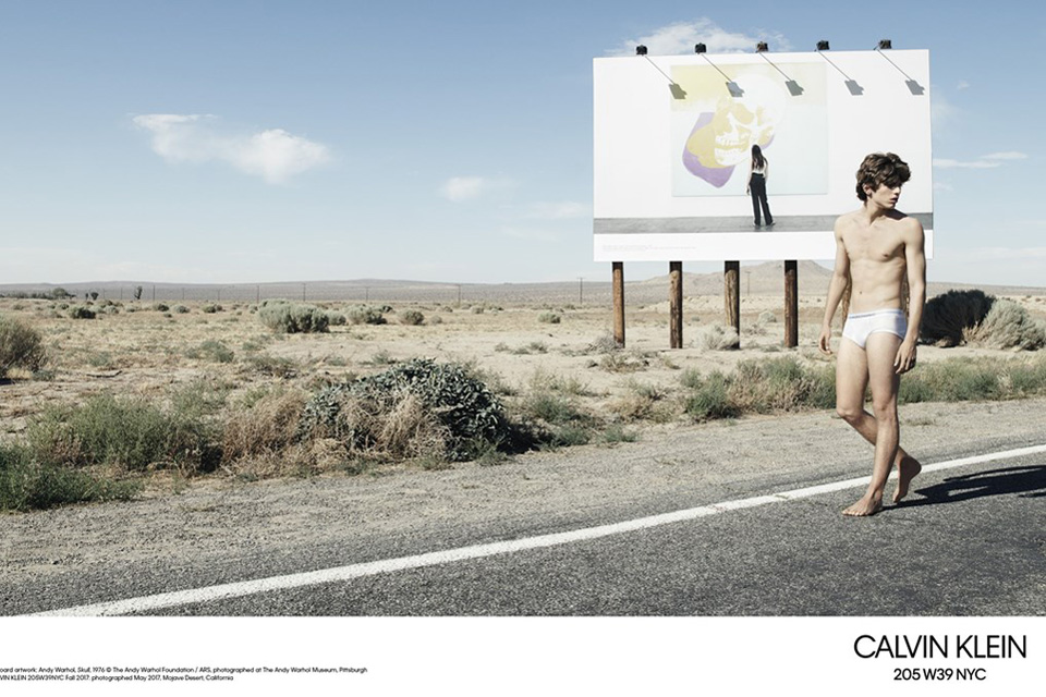 рекламная кампания Calvin Klein fw17