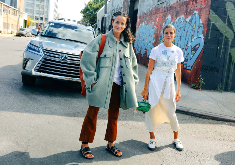 Street Style образы Недели моды в Нью-Йорке