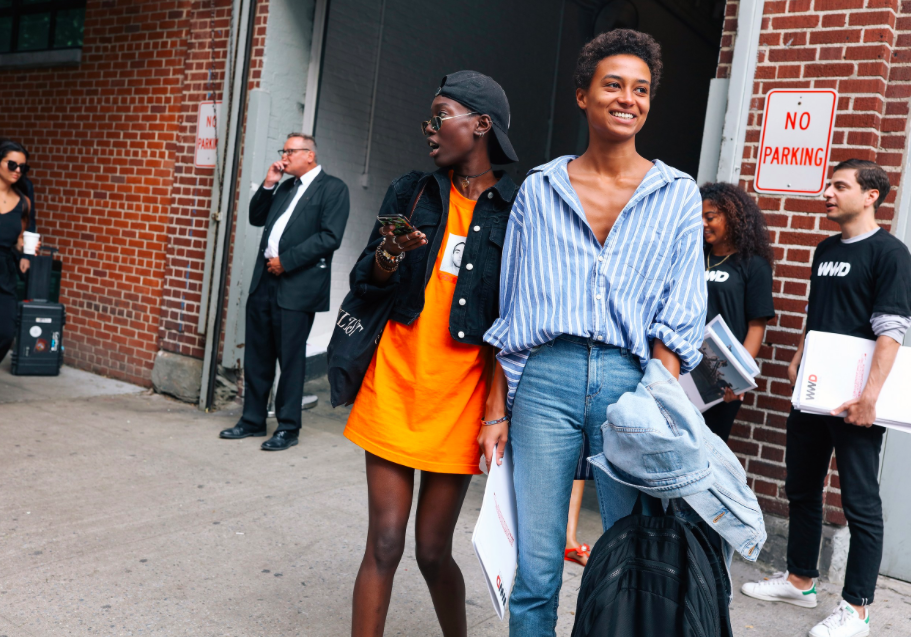 Street Style образы Недели моды в Нью-Йорке