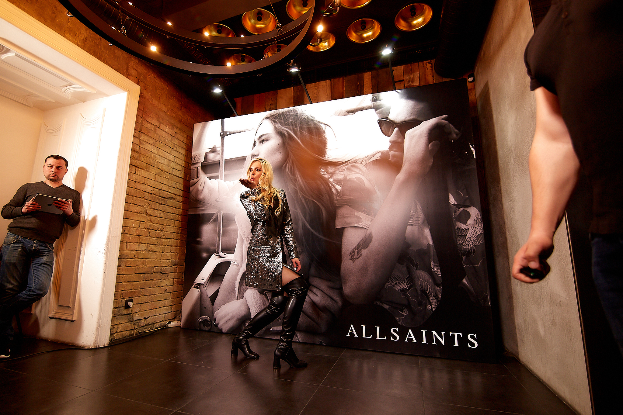 Открытие первого флагманского магазина британского бренда AllSaints в Киеве