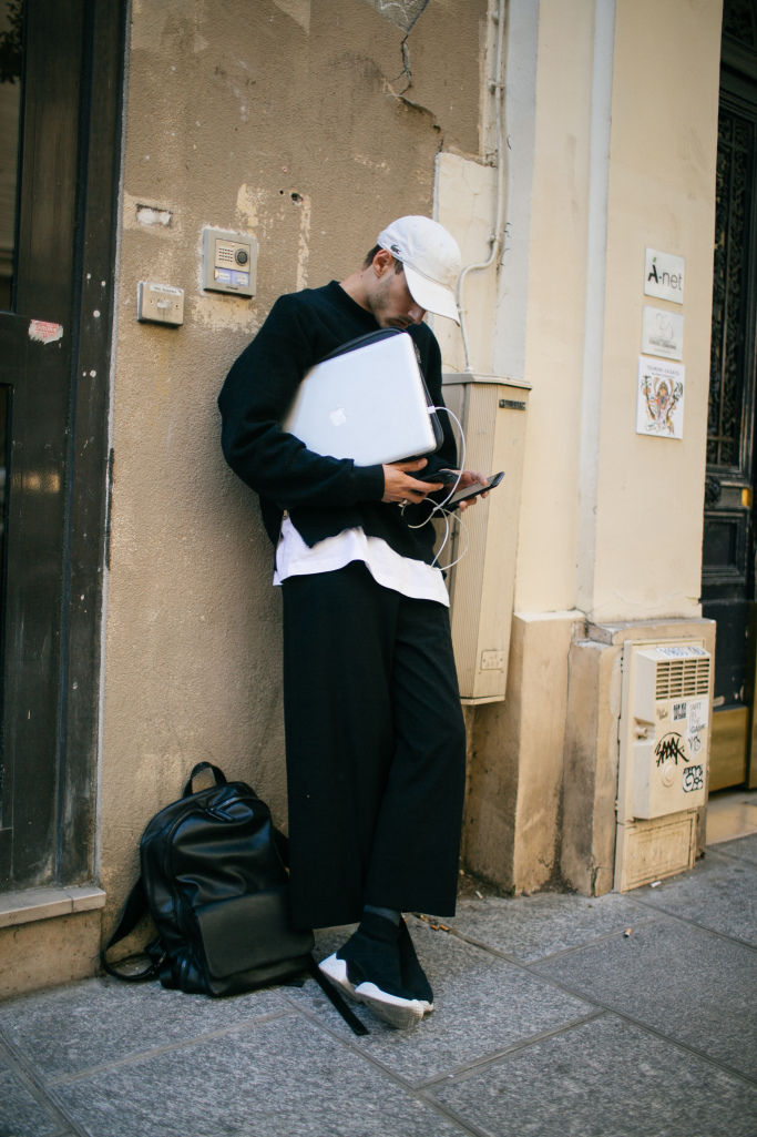 Paris Spring 2019 Menswear street style
