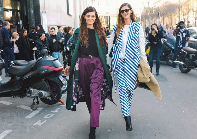 стрит-стайл недели моды в Париже