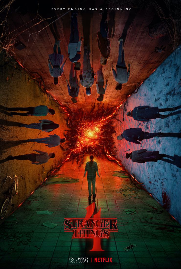 Stranger Things 4 FAN-POSTER (Based on 1,2,3 poster's)  Лучшие фильмы  ужасов, Фанатка, Очень странные дела